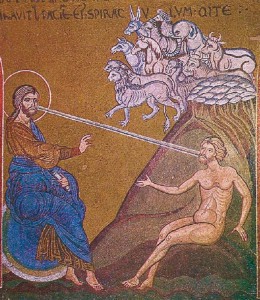 Сотворение Адама. Мозаика. XII в.