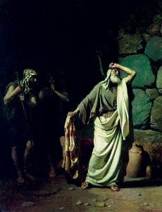 Иаков узнаёт одежду сына своего Иосифа
